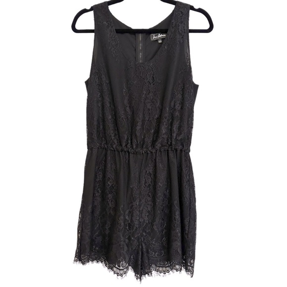 Sam Edelman Pants - Sam Edelman Black Lace Romper Size 4